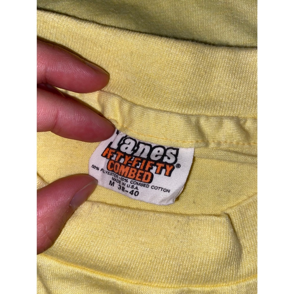 Vintage 80s Tee Pee Twirlers Michigan Club T-Shirt Hanes 50/50 Single Stitch  -M - Picture 3 of 5
